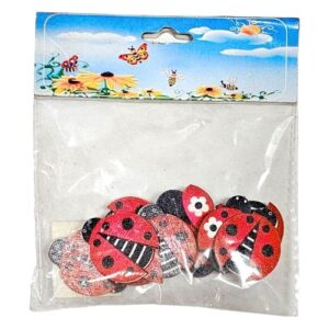 Adesivo Decorativo para Arranjos Florais - 852 Joaninha