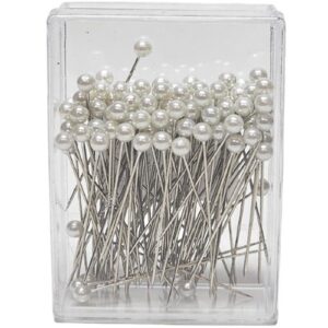 Alfinete com Pérola 5mm - Branco