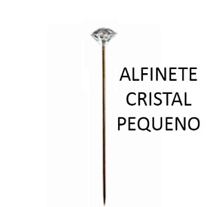 Alfinete com Pérola de Cristal Pequena