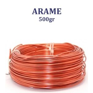 Rolo de Arame de Alumínio 500g - Laranja