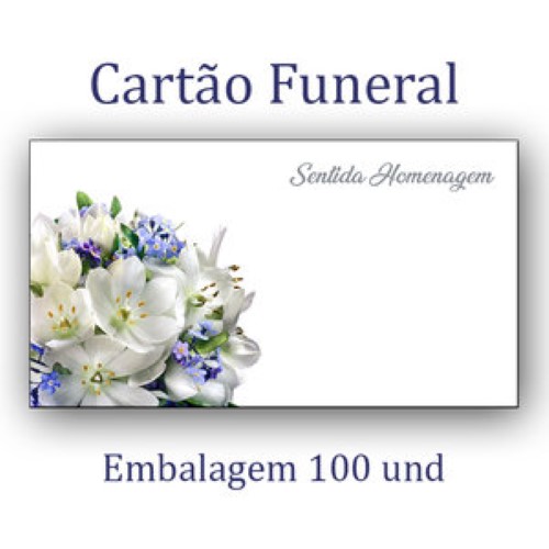 Cartões de Funeral - Sentida Homenagem