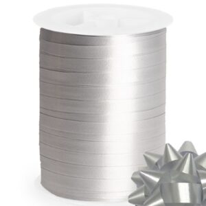 Rolo de Fita para Laços 10mm x 250m - Prateado
