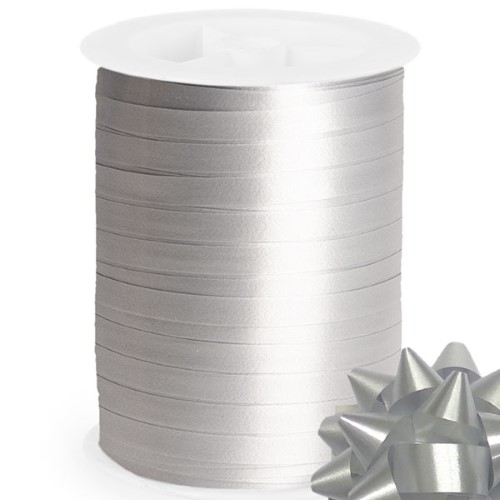 Rolo de Fita para Laços 10mm x 250m - Prateado