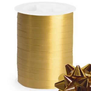 Rolo de Fita para Laços 10mm x 250m - Dourado
