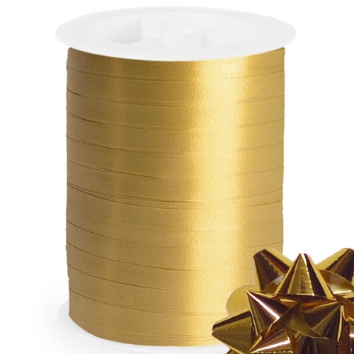 Rolo de Fita para Laços 10mm x 250m - Dourado
