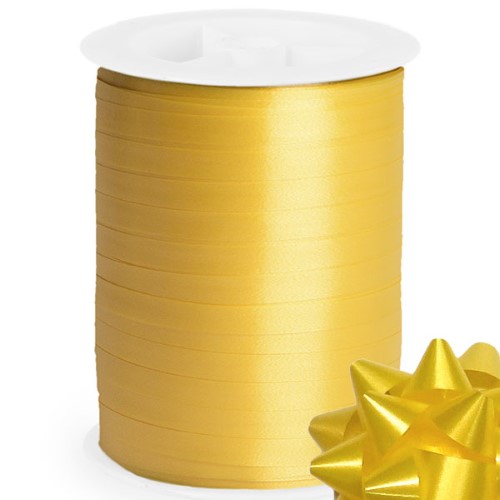 Rolo de Fita para Laços 10mm x 250m - Amarelo