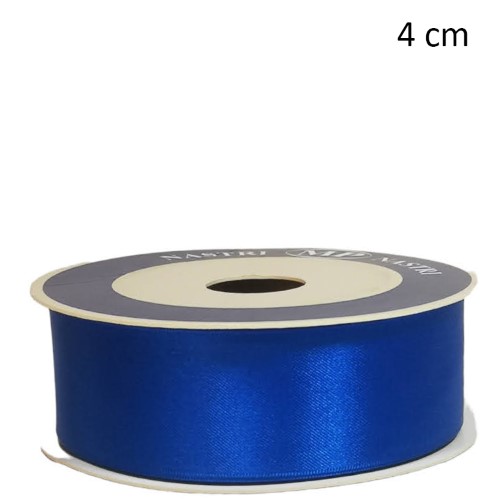 Rolo de Fita de Cetim 40mm x 50m - Azul Escuro