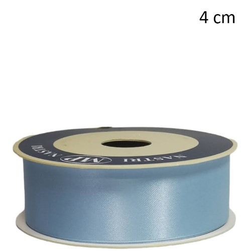 Rolo de Fita de Cetim 40mm x 50m - Azul Bebé