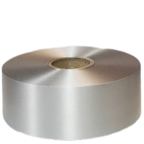 Rolo de Fita para Florista 50mm x 100m - Prateado