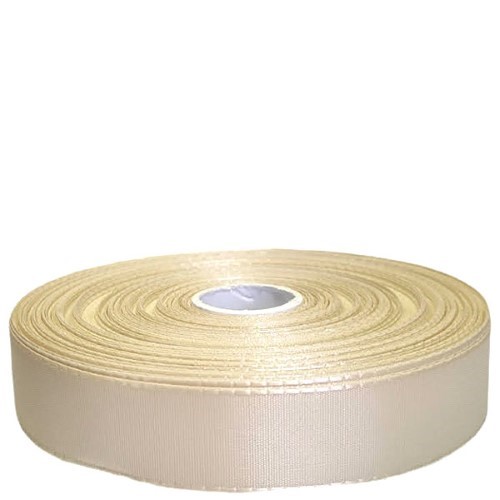 Rolo de Fita de Tecido Tafetá 23mm x 50m - Pérola