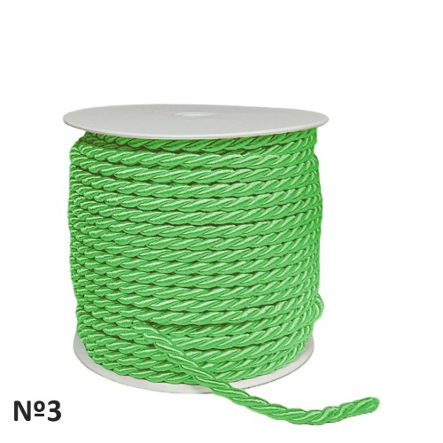 Rolo de Cordão Floral Nº3 25m - Verde Claro