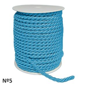 Rolo de Cordão Floral Nº5 25m - Azul Claro