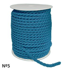 Rolo de Cordão Floral Nº5 25m - Azul Escuro