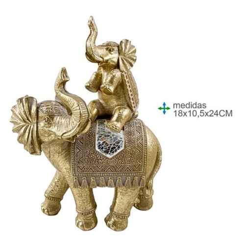Elefante em Resina 18x10,5x24cm