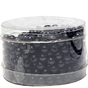 Pérola com Furo 8mm - Preto
