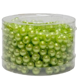 Pérola com Furo 8mm - Verde Claro