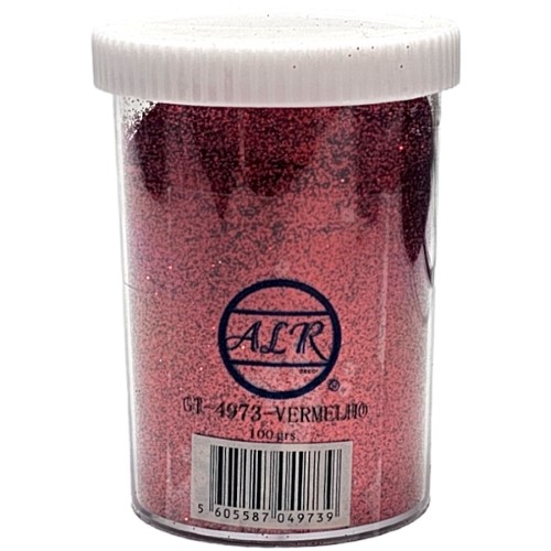 Purpurina Glitter 100g - Vermelho