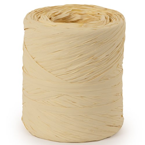 Rolo de Fita de Ráfia 15mm x 200m - Pérola
