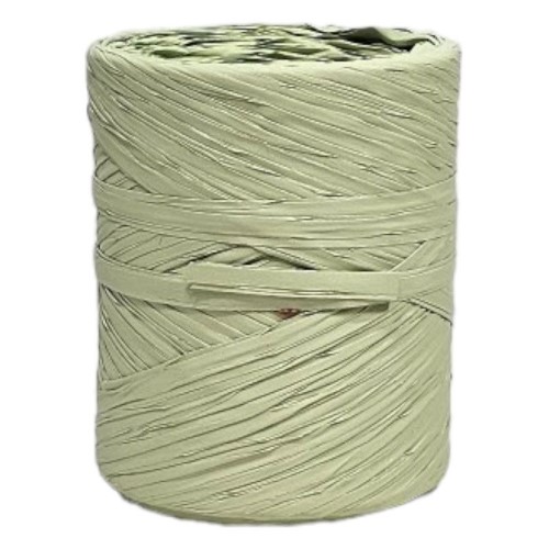 Rolo de Fita de Ráfia 15mm x 200m - Sálvia Verde