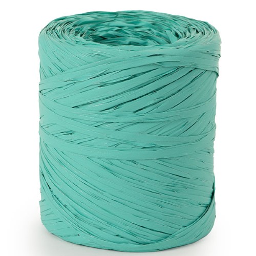 Rolo de Fita de Ráfia 15mm x 200m - Turquesa