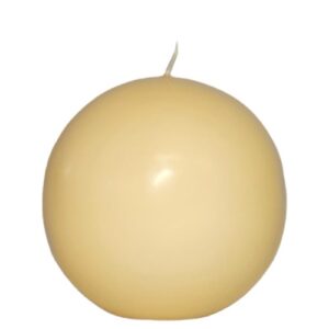 Vela Bola 10cm - Pérola