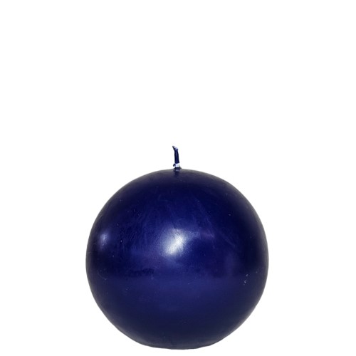 Vela Bola 6cm - Azul Marinho