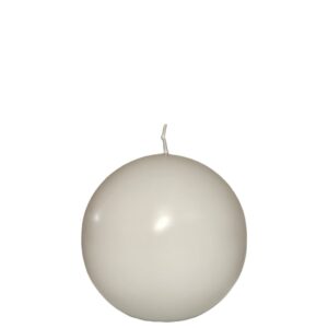 Vela Bola 6cm - Cinzento Claro