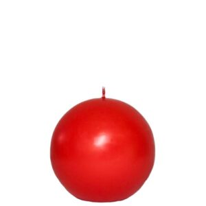 Vela Bola 6cm - Vermelho