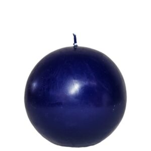Vela Bola 8cm - Azul Marinho