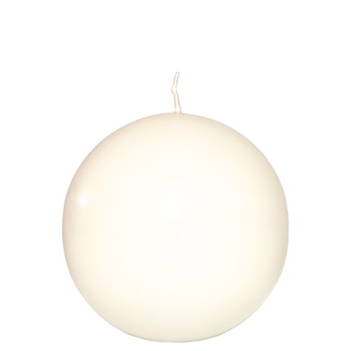 Vela Bola 8cm - Branco