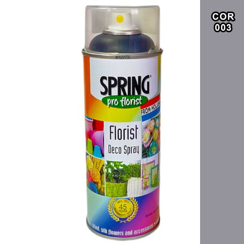 Tinta Spray Colorida 400ml - Cinzento