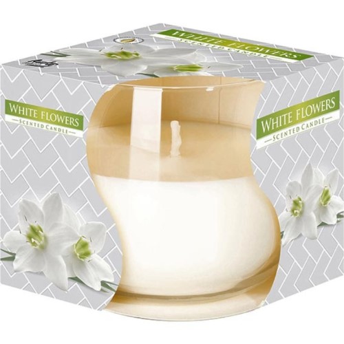 Vela Perfumada em Copo de Vidro - 179 Flores Brancas