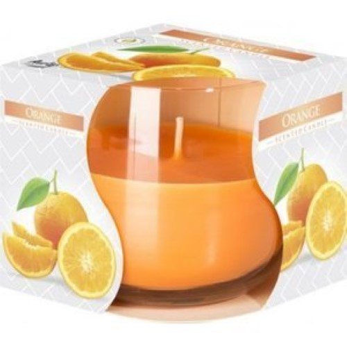 Vela Perfumada em Copo de Vidro - 063 Laranja