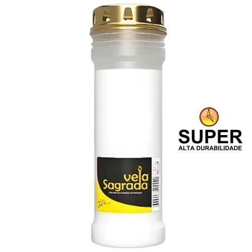 Círio Vela Sagrada 7 DIAS Super - Branco
