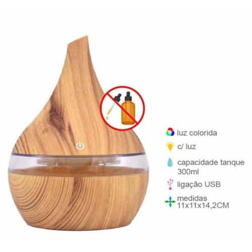 Ambientador / Difusor Elétrico USB 300ml