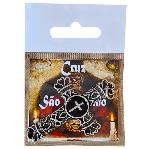 Amuleto em Metal - Cruz de São Cipriano