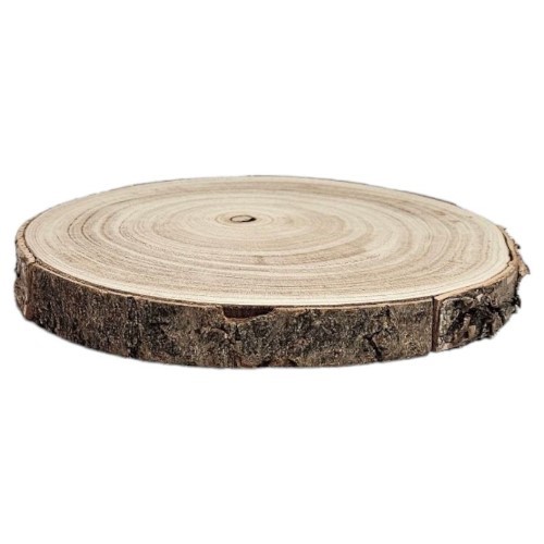 Base Redonda em Madeira 15-17cm x 2cm