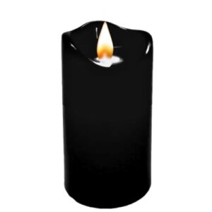 Vela Elétrica LED 12,5x7cm sem Pilhas - Preto