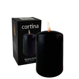 Vela Elétrica LED 10x7cm sem Pilhas - Preto