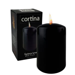 Vela Elétrica LED 13x7cm sem Pilhas - Preto
