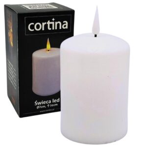 Vela Elétrica LED 15x7cm sem Pilhas - Branco