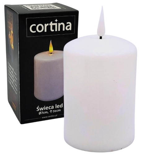 Vela Elétrica LED 15x7cm sem Pilhas - Branco