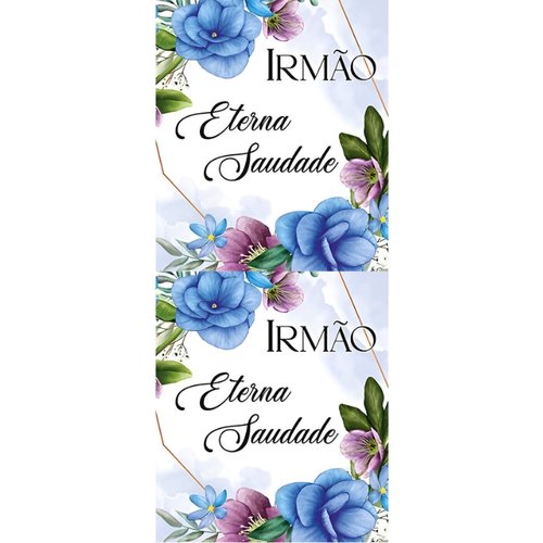 Etiqueta Decorativa para Velas - 413 Irmão, Pequeno