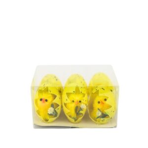 Ovos Decorativos com Pintainhos - Pack 6