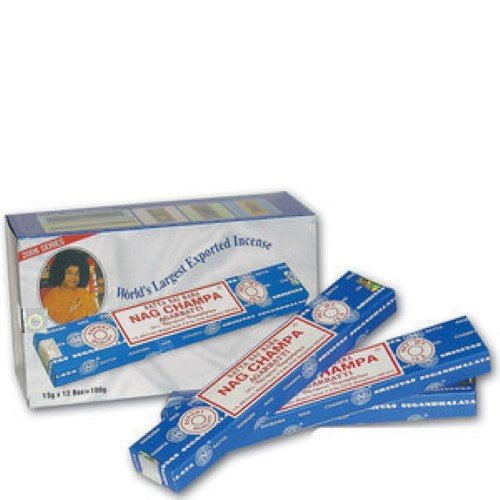 Incenso Satya Nag Champa em Vareta - Agarbatti, Azul
