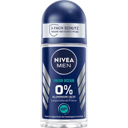 Desodorizante Nívea Men Roll-On 50ml - Fresh Ocean