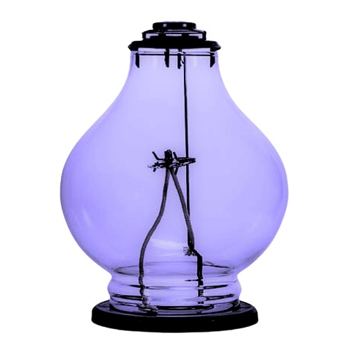 Candeeiro de Vidro Omega para Cera Líquida - Roxo