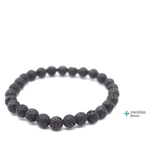 Pulseira de Pedras Vulcânicas