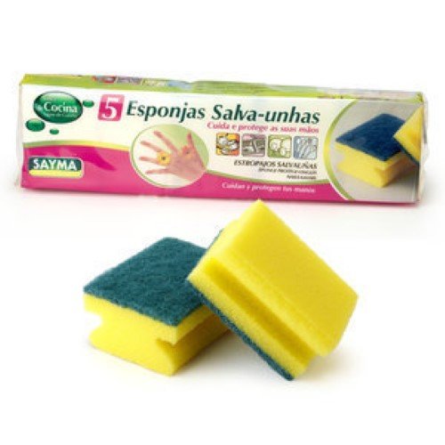Esfregão / Esponja Salva Unhas - Pack 5