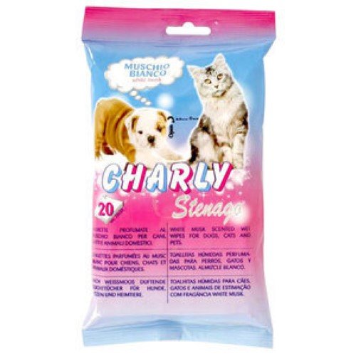 Toalhitas Húmidas Perfumadas para Animais - 20 Unidades